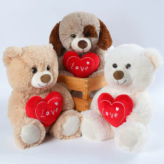 Soft Plush Teddy Bear  – 25cm Cotton Stuffed Cuddle Toy for Kids & Gifts