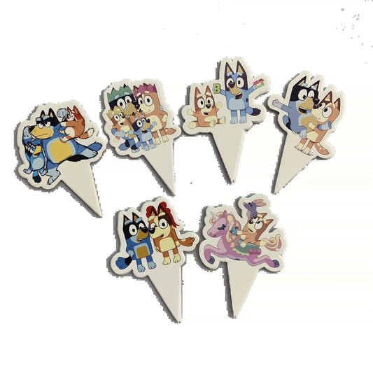 Cartoon Birthday Party Decoration Set – Plates, Cups, Balloons, Banner & Cake Topper Party Supplies Bundle